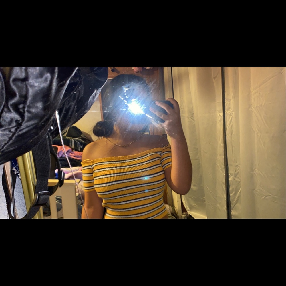 Off the shoulder shirt